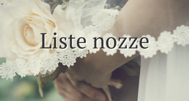 Accedi alle Liste Nozze